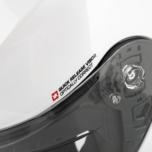 Casco Abatible Joe Rocket RKT 310 Blanco Brillo
