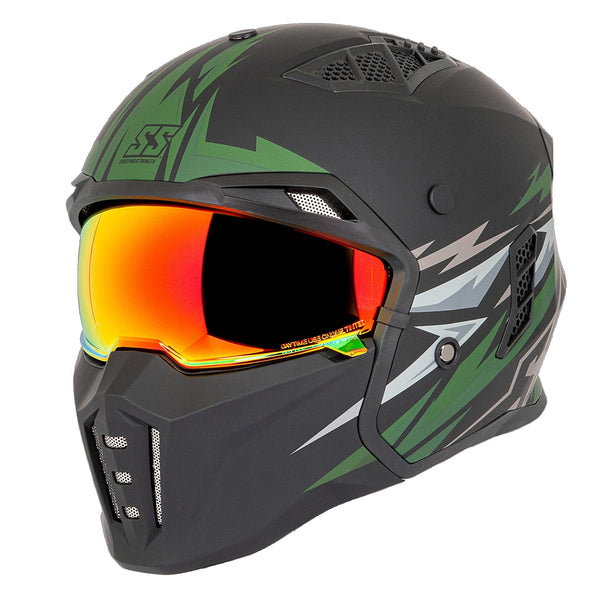 Casco Speed And Strenght Ss2450 Trial By Fire Verde Olivo Mate