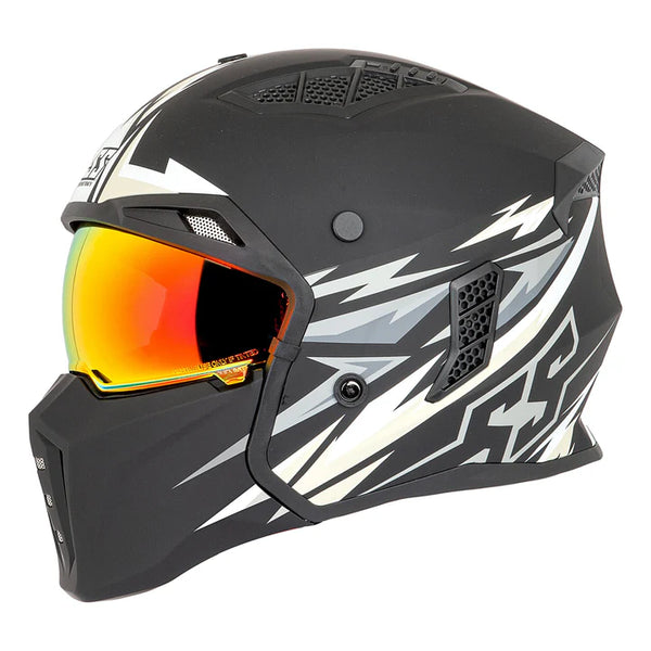 Casco Speed And Strenght Ss2450 Trial By Fire Blanco Mate