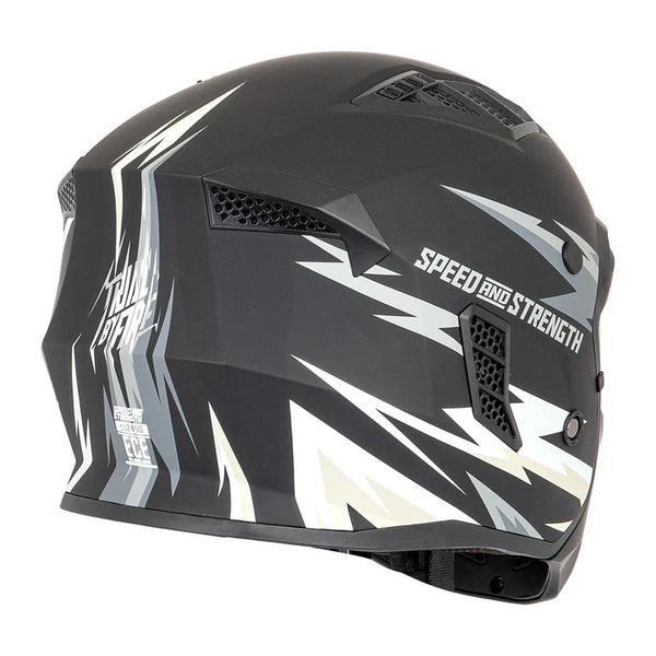 Casco Speed And Strenght Ss2450 Trial By Fire Blanco Mate