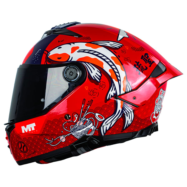 Casco Integral Mt Thunder 4 R SV Yamanaka C4 Rojo Brillo