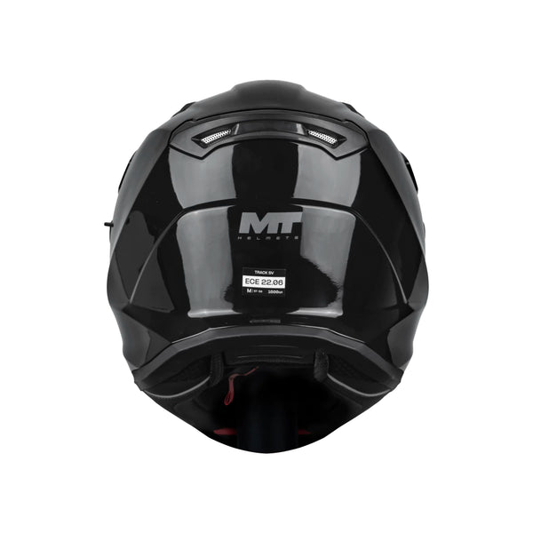 Casco Mt Adventur Track Sv Pure A1 Negro Brillo
