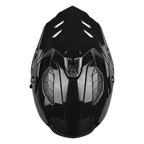Casco Mt Adventur Track Sv Pure A1 Negro Brillo
