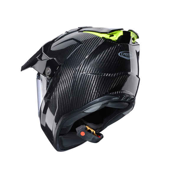 Casco Adventure Caberg Tanami Carbon Amarillo