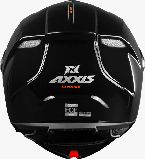 Casco Abatible Axxis A1 Lynk Negro Brillo
