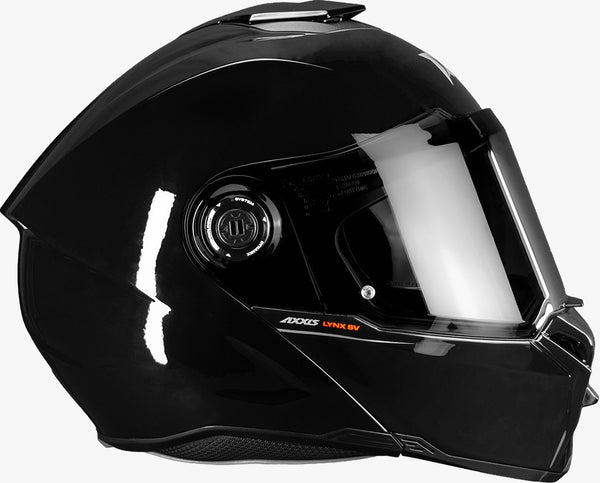 Casco Abatible Axxis A1 Lynk Negro Brillo