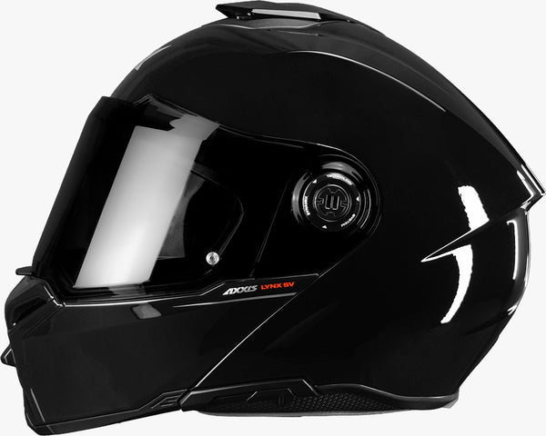 Casco Abatible Axxis A1 Lynk Negro Brillo