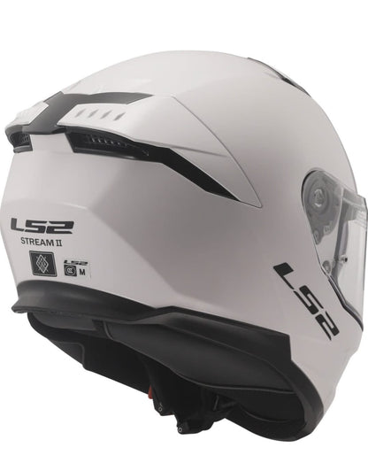 Casco Integral Ls2 Stream II Blanco Brillo FF808