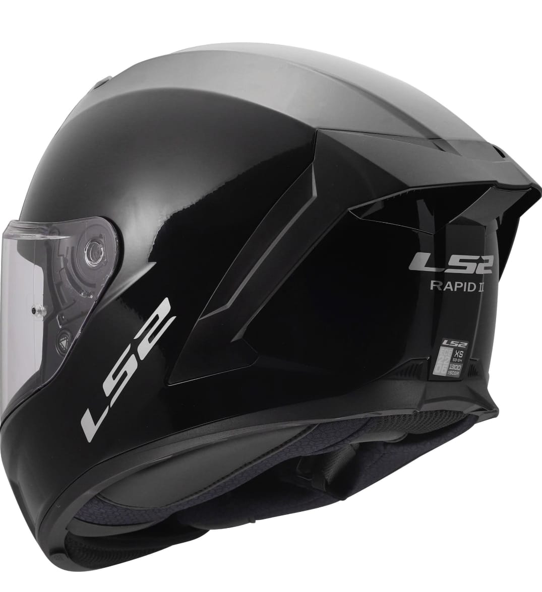 Casco Integral LS2 Rapid III Solid Negro Brillo FF820