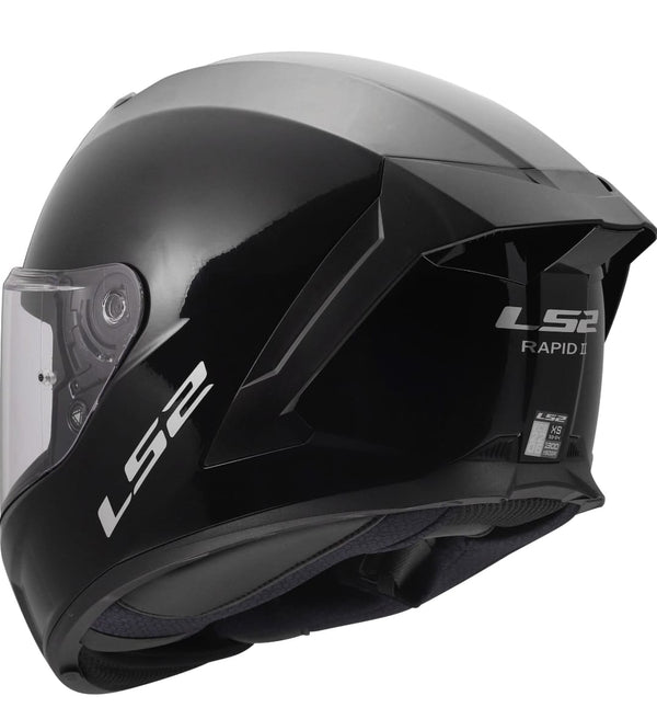 Casco Integral LS2 Rapid III Solid Negro Brillo FF820