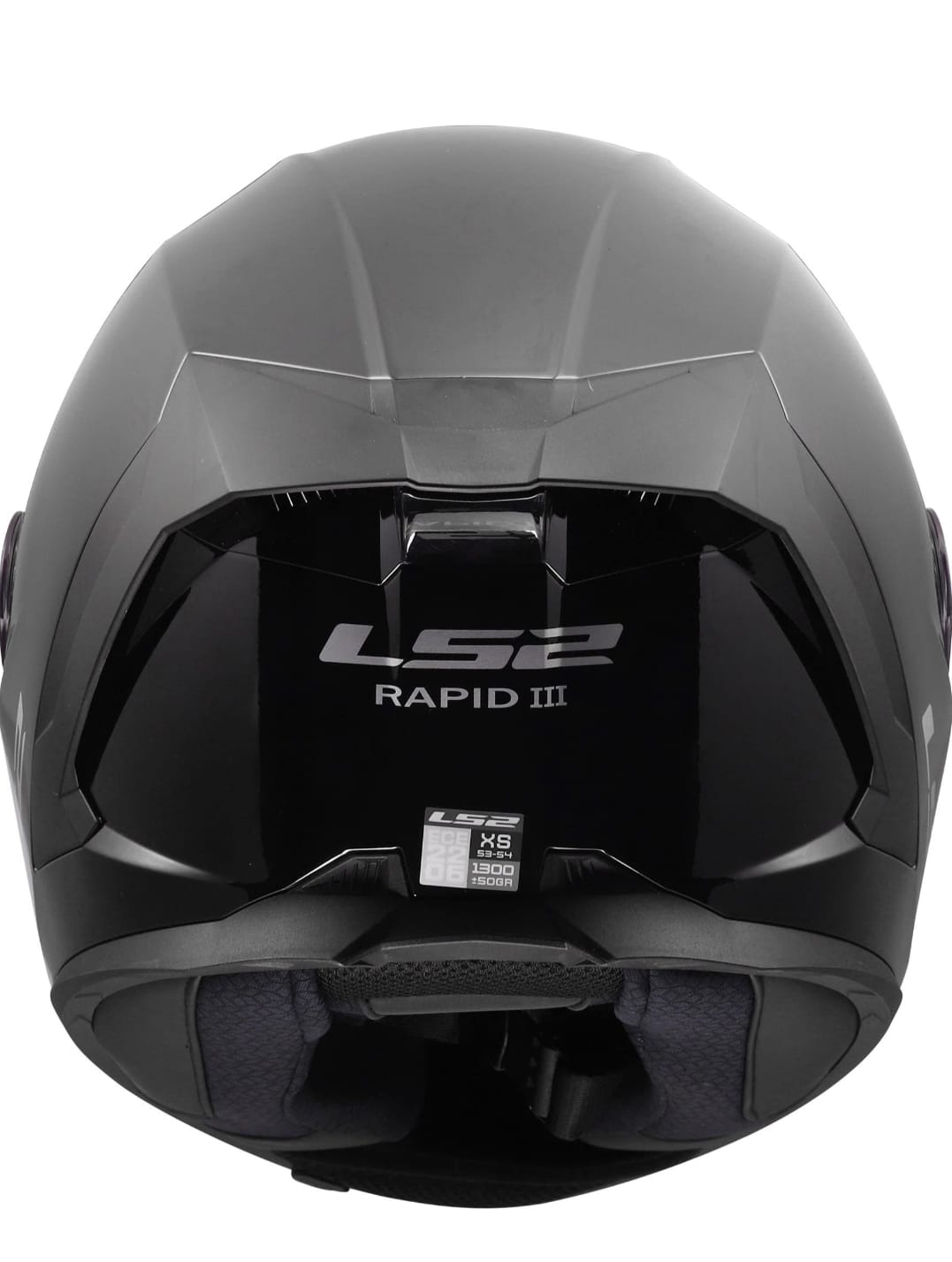 Casco Integral LS2 Rapid III Solid Negro Brillo FF820