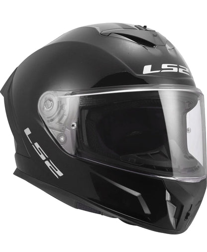 Casco Integral LS2 Rapid III Solid Negro Brillo FF820