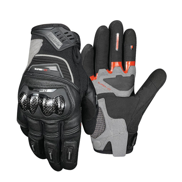 Guantes Ones Again Mg08 Negro Gris Rojo