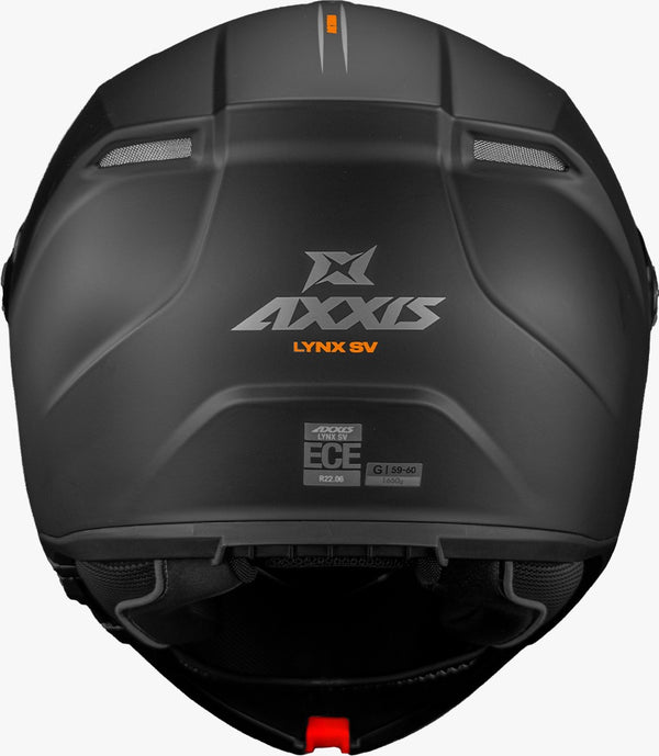 Casco Abatible Axxis A1 Lynk Negro Mate
