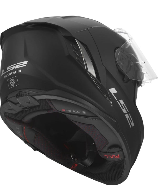 Casco Integral LS2 Storm III Negro Mate FF818