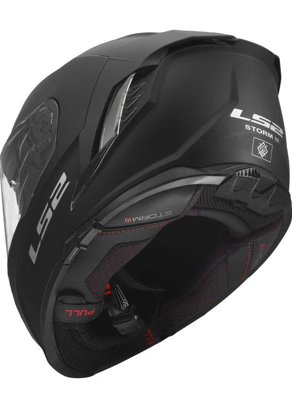 Casco Integral LS2 Storm III Negro Mate FF818