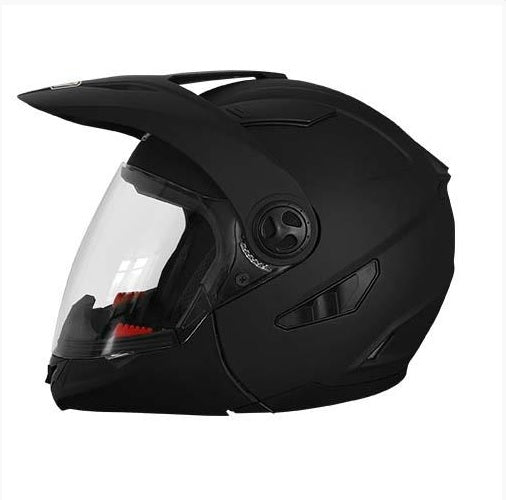 CASCO ABIERTO R7 MD-900 NEGRO MATE