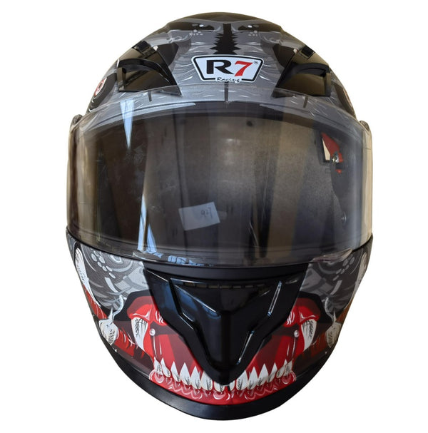 Casco Abatible R7 Expert Predator Gris