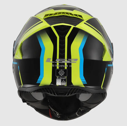 Casco Integral Ls2 Storm II Tracker Negro Amarillo FF800