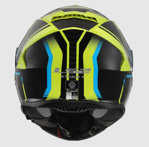 Casco Integral Ls2 Storm II Tracker Negro Amarillo FF800