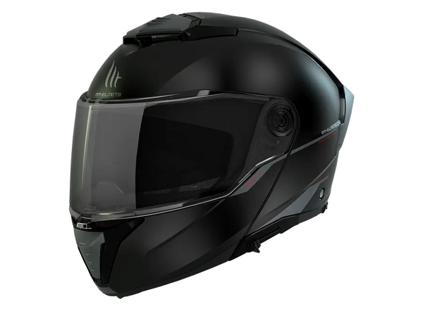 Casco Abatible Mt Sv Atom 2 Solid A1 Negro Mate