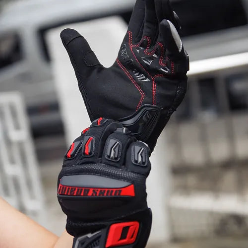 Guante Ones Again Mg02 Negro Rojo