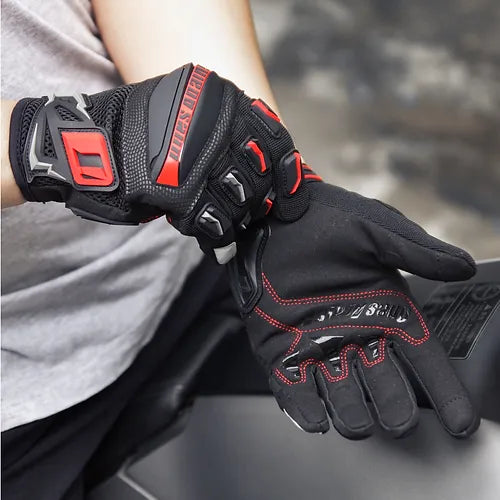 Guante Ones Again Mg02 Negro Rojo