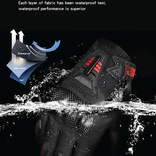 Guantes Ones Again Mg07 Cf Negro Rojo