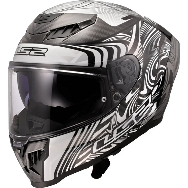 Casco Cerrado Ls2 Dragon Enthum Plata FF807