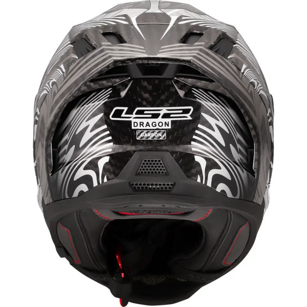 Casco Cerrado Ls2 Dragon Enthum Plata FF807