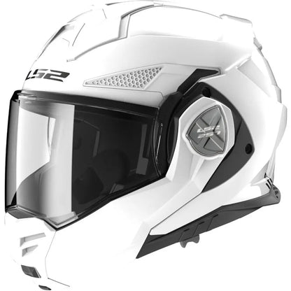 Casco Abatible LS2 Advant X Solid Blanco Brillo FF901