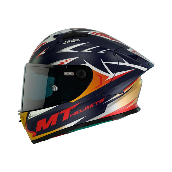 Casco Integral De Carbono Mt Kre Acosta Ff103 A37 Brillo – Moto