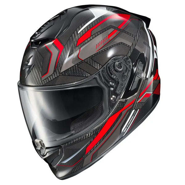 Casco Scorpion Exo-St1400 Carbon Hex Brillo