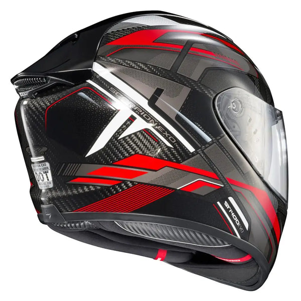 Casco Scorpion Exo-St1400 Carbon Hex Brillo