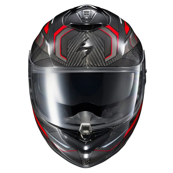 Casco Scorpion Exo-St1400 Carbon Hex Brillo
