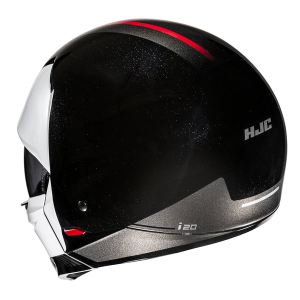 Casco Abierto Hjc I20 Vena MC1 Negro Blanco