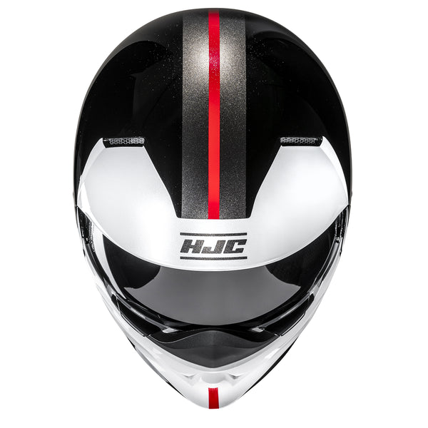 Casco Abierto Hjc I20 Vena MC1 Negro Blanco