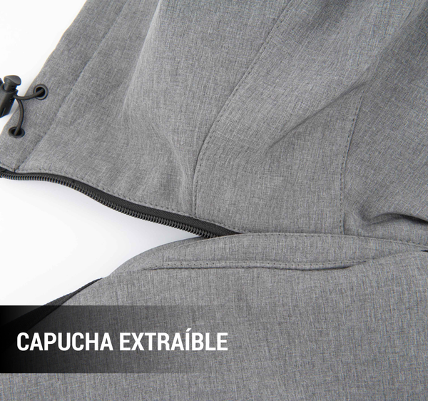 Chamarra Victoria Joe Rocket para mujer Gris