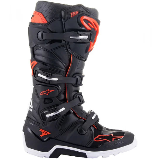 Botas Alpinestars Tech 7 Enduro Negro Rojo