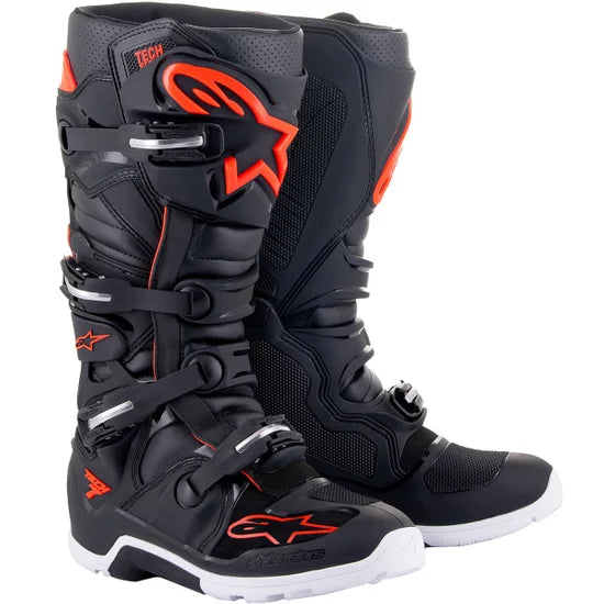 Botas Alpinestars Tech 7 Enduro Negro Rojo