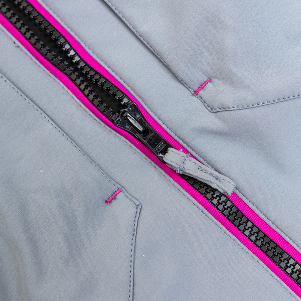 Chamarra Joe Rocket Altitude para mujer Gris Negro Rosa