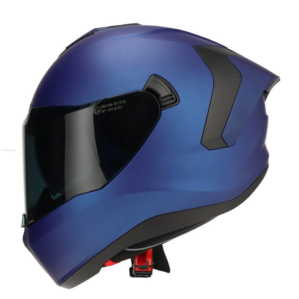 Casco Integral R7 Sentry Azul Mate