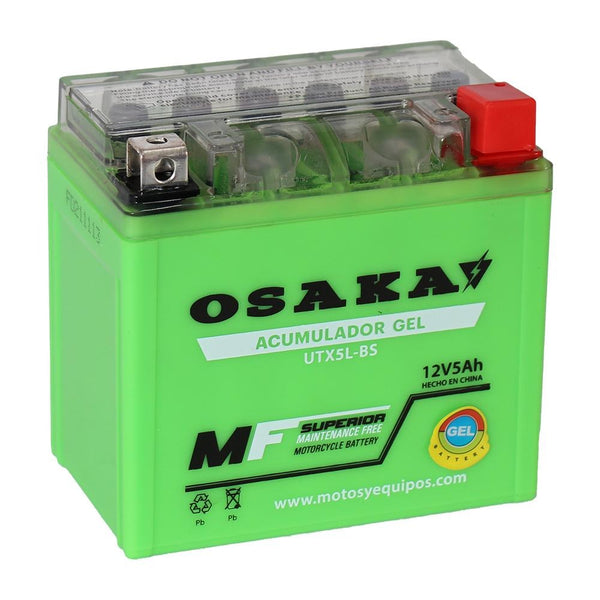 Bateria De Gel Osaka Utx5L-Bs (Ytx5L-Bs)