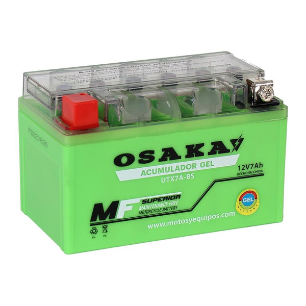Bateria De Gel Osaka Utx7A-Bs (Ytx7A-Bs)
