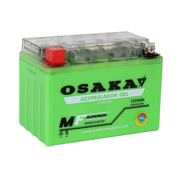 Bateria De Gel Osaka Utx9-Bs (Ytx9-Bs)