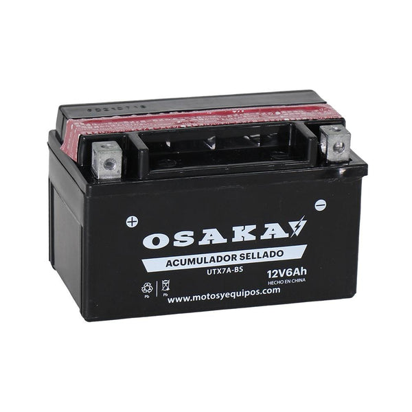 Acumulador Sellado Osaka Utx7A-Bs (Ytx7A-Bs)