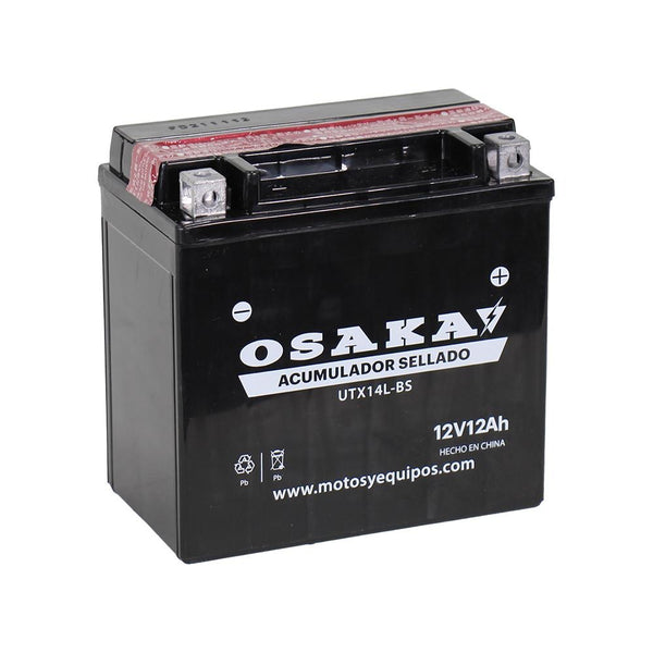 Acumulador Sellado Osaka Utx14L-Bs (Ytx14L-Bs)