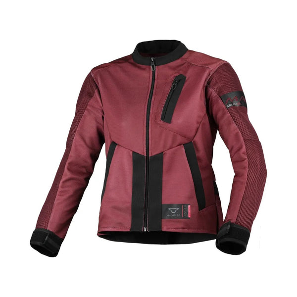 Chamarra Ventilada Para Mujer Macna Torida Tinto ( Se Hace Mochila )