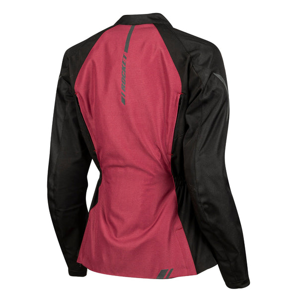 Chamarra para mujer Joe Rocket Aurora 2.0 Merlot Negro