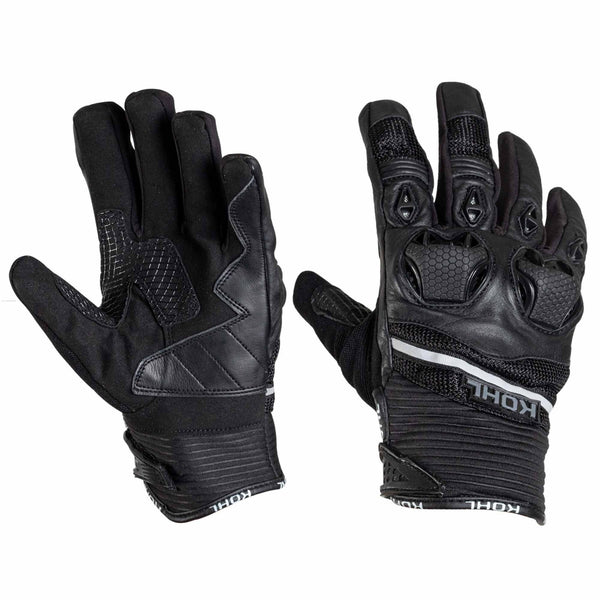 Guantes Vel Kohl Negro Kohl-202 Textil Piel